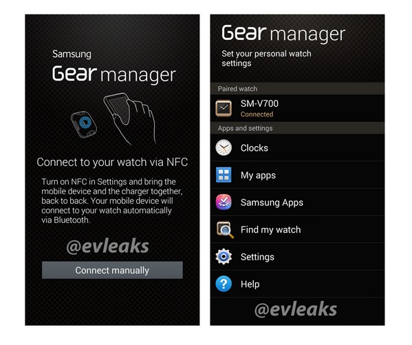 Приложение для смарт-часов Samsung Galaxy Gear на скриншотах