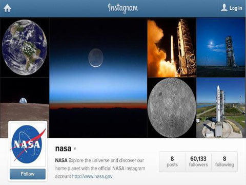 NASA теперь в Instagram