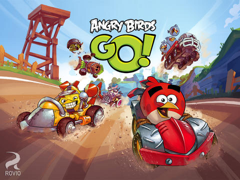 Angry Birds Go! для iPhone и iPad: пташки против свиней на треке