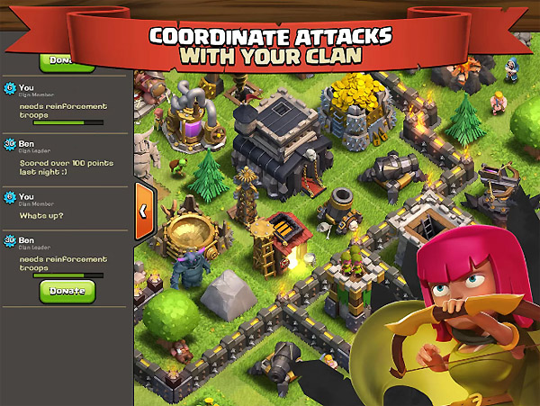 Clash of Clans для Android: эпические многопользовательские битвы