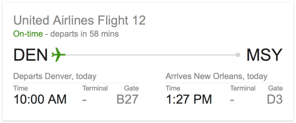 Flight Status