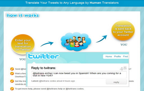 Переводить тексты в Twitter’е