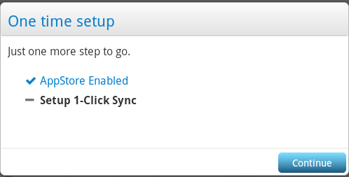 Настройка 1-Click Sync
