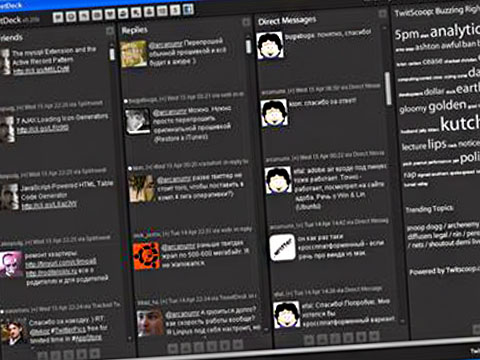 Обзор Twitter-клиента TweetDeck
